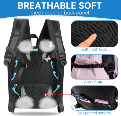 Sistema de Correas Mochila para Maletas Rígidas de hasta 21 pulgadas 🚶‍♂️🧳💨 - Imagen 4