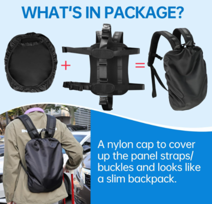Sistema de Correas Mochila para Maletas Rígidas de hasta 21 pulgadas 🚶‍♂️🧳💨 - Imagen 8