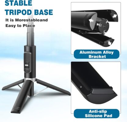 Trípode 3 en 1 para Celular, Selfie Stick y Soporte con Control Remoto 📸🎥 - Imagen 7