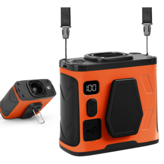 Ventilador Portátil con Clip para la Cintura y 100 Velocidades 🌬️🔋🧰