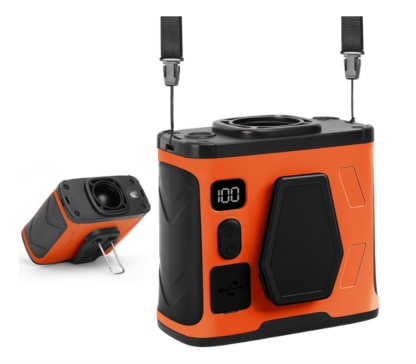 Ventilador Portátil con Clip para la Cintura y 100 Velocidades 🌬️🔋🧰