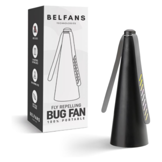 Ventilador Repelente de Insectos para Mesa – Portátil, Silencioso y Seguro 🐝🦟🍓