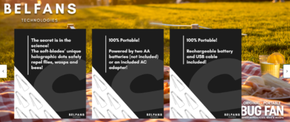 Ventilador Repelente de Insectos para Mesa – Portátil, Silencioso y Seguro 🐝🦟🍓 - Imagen 7