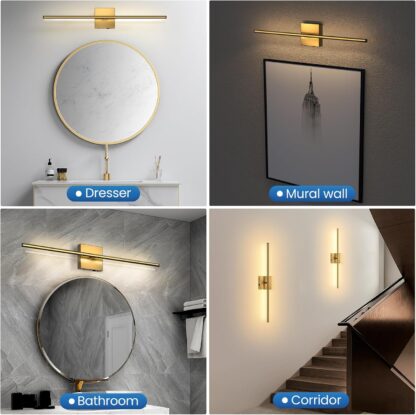 Apliques Dorados Recargables con Control Remoto - Set de 2 ✨💡 - Imagen 4