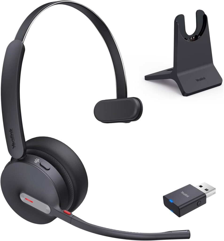 Auriciulares inalámbricos profesionales con micrófono y base de carga 🎧📞
