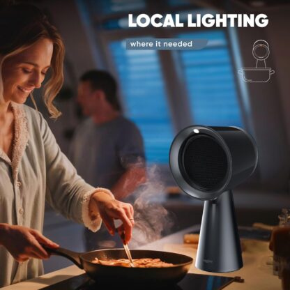 Campana Extractora Portátil para Cocina con Filtro Doble y 3 Velocidades 🌬️🔥🖤 - Imagen 2