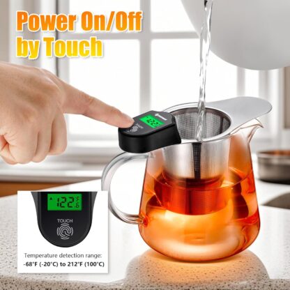 Colador de Té Digital con Pantalla LCD y Filtro Extra Fino de Acero Inoxidable 🌿🍵 - Imagen 5