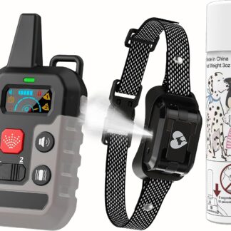 Collar de Adiestramiento para Perros con Control Remoto, 4 Modos y Rociador de Citronela 🐶🌿