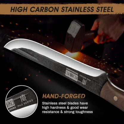 Cuchillo de cocina curvo para carne y pescado 🐟🍖 - Imagen 3