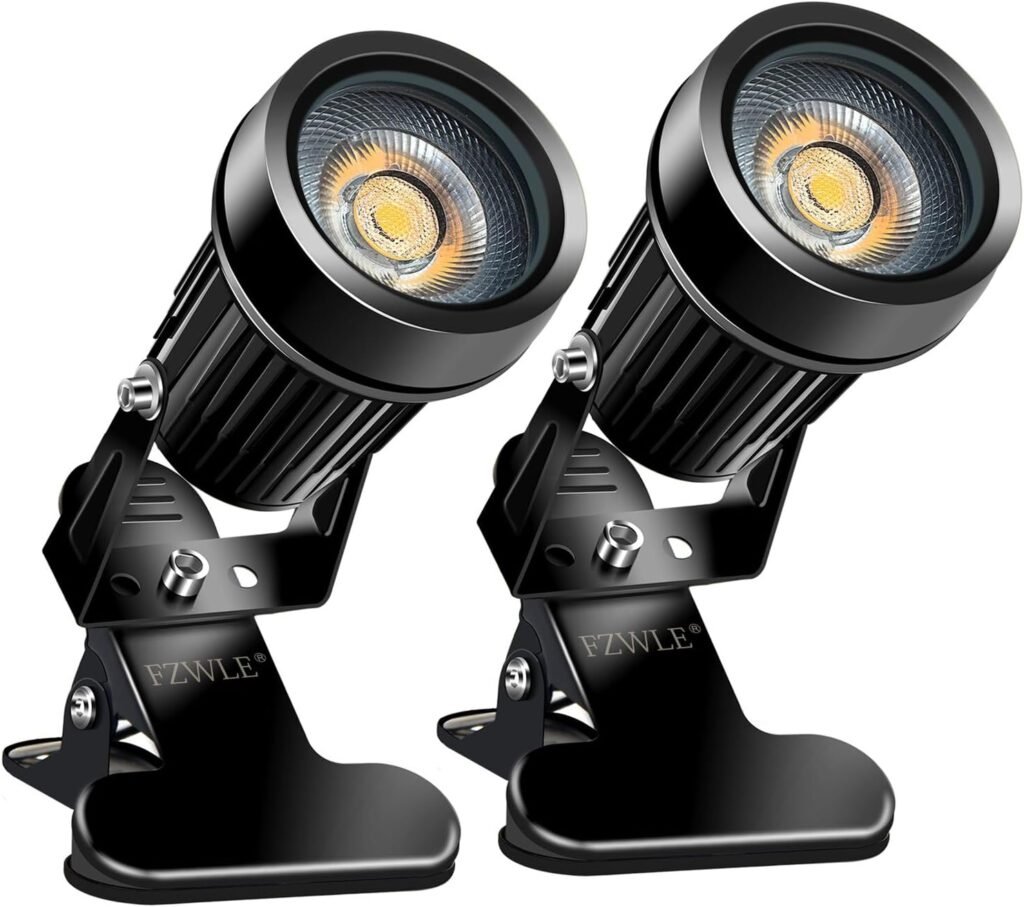 Focos LED con clip de 9W luz neutra (2 unidades) para escritorio, plantas o decoración 🤩💡