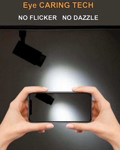 Focos de Riel LED Blancos con Control y Zoom 🔆💡 - Imagen 2