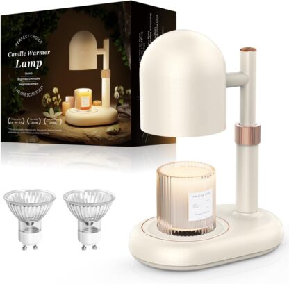 Lámpara Calienta Velas con Temporizador y Regulador 🌙🕯️ - Imagen 3