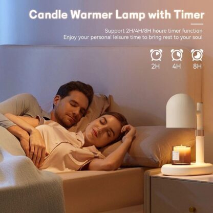 Lámpara Calienta Velas con Temporizador y Regulador 🌙🕯️ - Imagen 4
