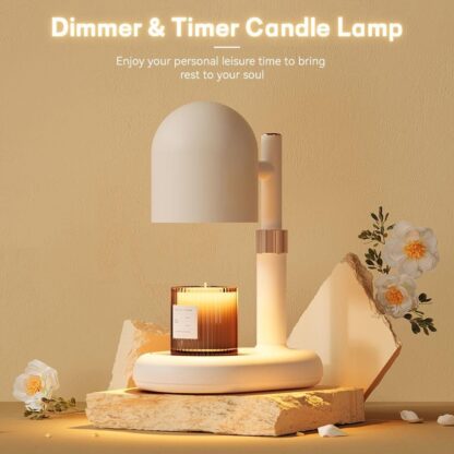 Lámpara Calienta Velas con Temporizador y Regulador 🌙🕯️ - Imagen 8
