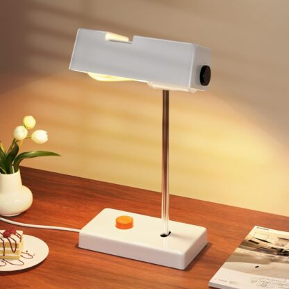 Lámpara de Escritorio Estilo Mid-Century con Brazo Ajustable 🤍✨ - Imagen 6
