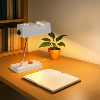 Lámpara de Escritorio Estilo Mid-Century con Brazo Ajustable 🤍✨ - Imagen 7