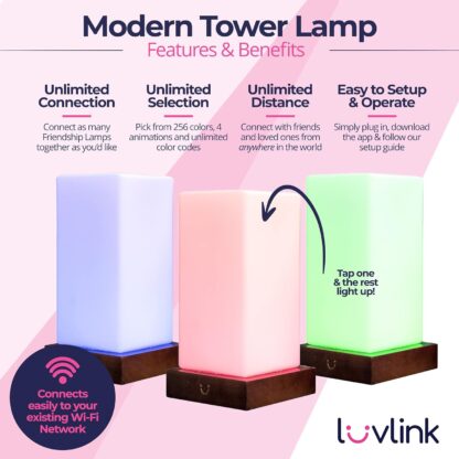 Lámparas de amistad con WiFi y control táctil para conexión a distancia 🌈💡 - Imagen 8