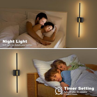 Lámparas de Pared Recargables con Control Remoto, Set de 2 ✨💡 - Imagen 6
