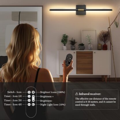 Lámparas de Pared Recargables con Control Remoto, Set de 2 ✨💡 - Imagen 7