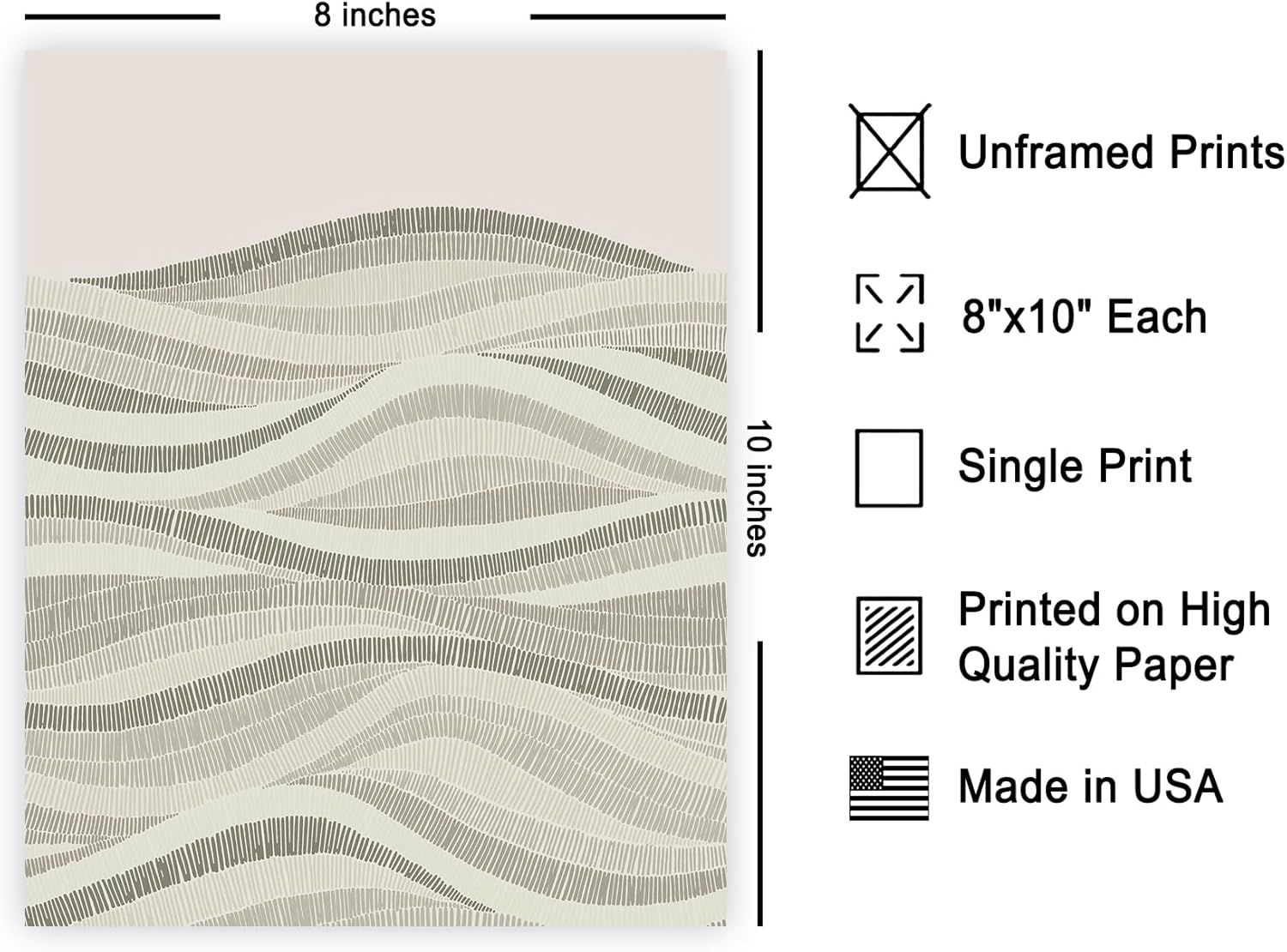 Póster Abstracto de Trazos Modernos para Sala o Dormitorio 🖼️✨ - Imagen 2