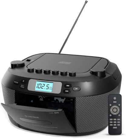 Radio Boombox con CD, Cassette y Bluetooth 🎵📻