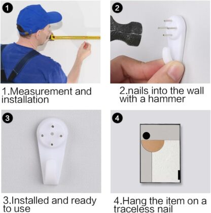 Set de 3 Cuadros Modernos de Pared 20x28 Pulgadas en Blanco y Negro para Sala 🖼️🏠 - Imagen 5
