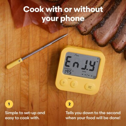 Termómetro de Cocina Inalámbrico con 8 Sensores y Pantalla WiFi 🔥🍖📱 - Imagen 5