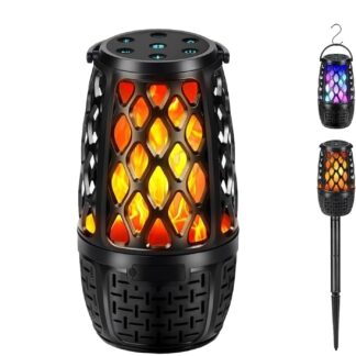 Bocina LED Portátil con Llama Decorativa y Bluetooth 🔥🔊✨