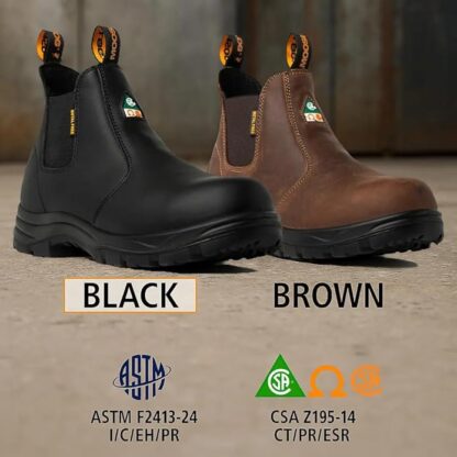 Botas de Trabajo y Seguridad para Hombre con Punta de Material Compuesto 🥾🔥 - Imagen 2