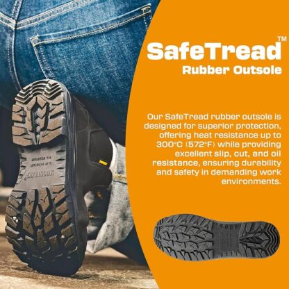 Botas de Trabajo y Seguridad para Hombre con Punta de Material Compuesto 🥾🔥 - Imagen 6