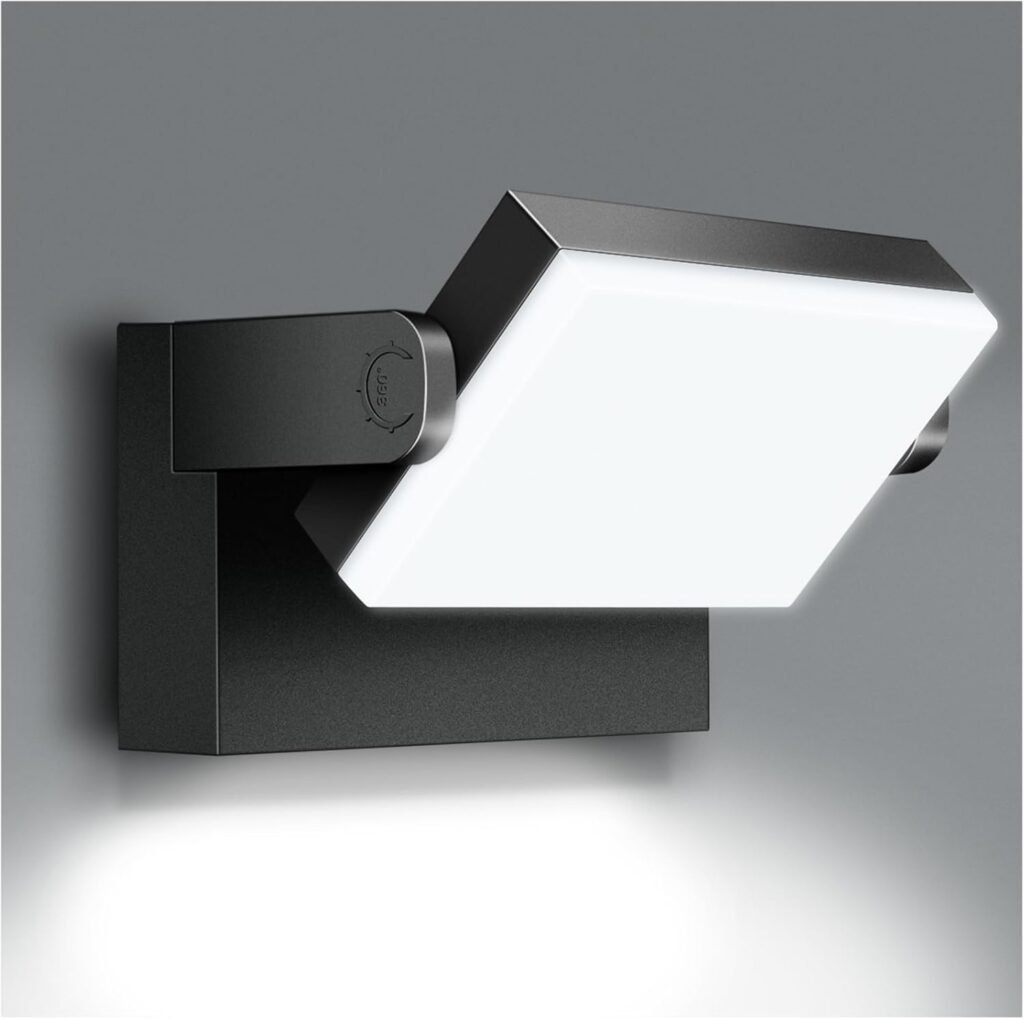 Foco LED de Pared 150W para Exteriores con Cabezal Giratorio 360°, Luz Blanca Fría 5000K 💡✨