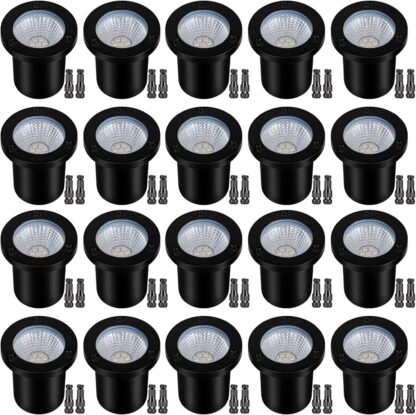 Focos LED Empotrables para Jardín 3000K 12V 1000LM IP67 💡🌿