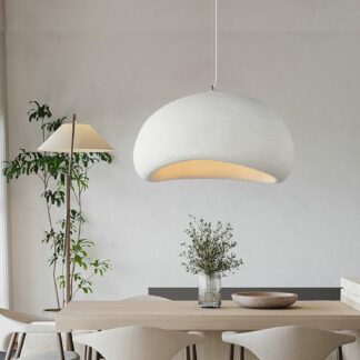 Lámpara Colgante Moderna de 30cm Estilo Wabi-Sabi para Cocina o Comedor 🍽️💡