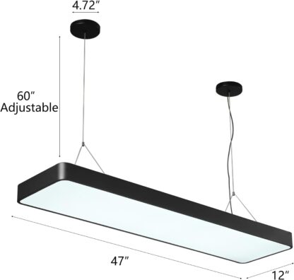Lámpara LED para Mesa de Billar 7-8 pies, 50W, Control Remoto 🌟🎱 - Imagen 2