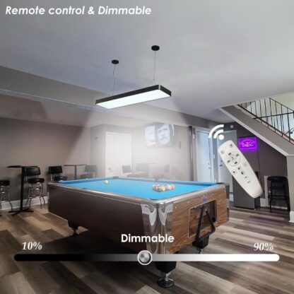 Lámpara LED para Mesa de Billar 7-8 pies, 50W, Control Remoto 🌟🎱 - Imagen 5