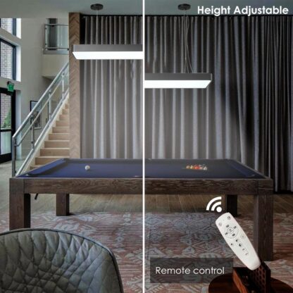 Lámpara LED para Mesa de Billar 7-8 pies, 50W, Control Remoto 🌟🎱 - Imagen 7