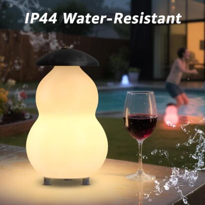Lámpara de Mesa LED con Bocina Bluetooth, Luz RGB, Control Remoto y Resistente al Agua 💡🎵 - Imagen 6