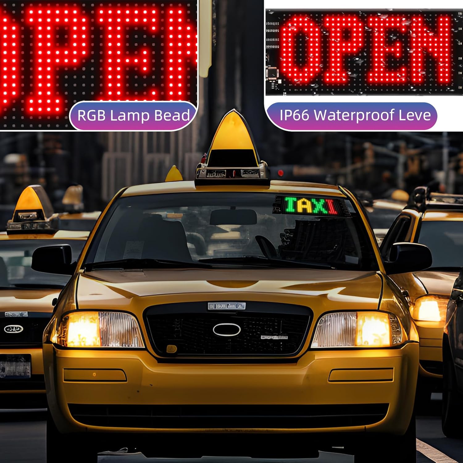 Letrero LED Flexible para Carro con Control por App 📱🚗✨ - Imagen 4