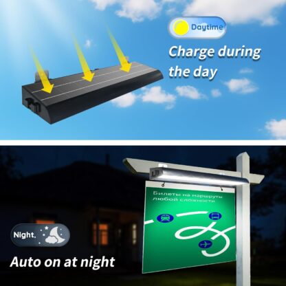 Luz Solar para Rótulos con 232 LEDs y Panel Solar 6.2W ☀️✨ - Imagen 5