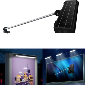 Luz Solar para Rótulos con 232 LEDs y Panel Solar 6.2W ☀️✨
