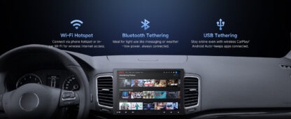 Pantalla Estéreo Android 10.1'' con CarPlay, Auto, WiFi, Bluetooth, Control Inteligente 🎵🚗 - Imagen 11