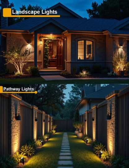 Set de 20 Reflectores LED 12W para Jardín y Senderos, Luz Blanca Regulable con Control Remoto 🌿✨ - Imagen 6