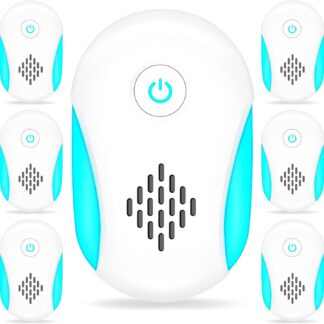 Repelente Ultrasónico 2025 para Insectos y Plagas (Paquete de 6) 🐜🕷️🦟