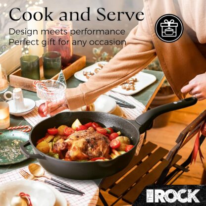 Set de Cocina Antiadherente de 13 Piezas con Tapas y Utensilios – Nada se pega, compatible con todas las cocinas 🍳🔥 - Imagen 4