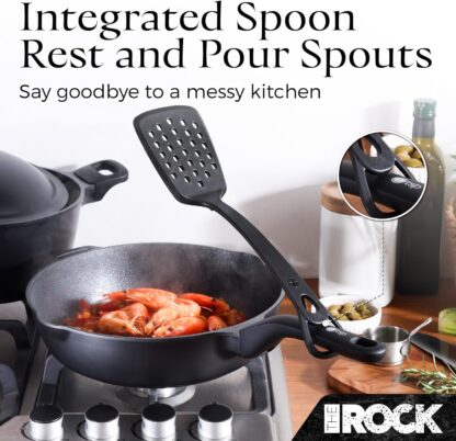 Set de Cocina Antiadherente de 13 Piezas con Tapas y Utensilios – Nada se pega, compatible con todas las cocinas 🍳🔥 - Imagen 7