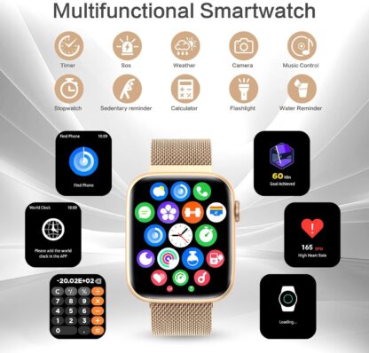 Smartwatch AMOLED 1.9" con GPT-AI, Llamadas Bluetooth, Monitor de Salud, 123 Deportes 💖📱 - Imagen 2
