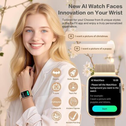Smartwatch AMOLED 1.9" con GPT-AI, Llamadas Bluetooth, Monitor de Salud, 123 Deportes 💖📱 - Imagen 3