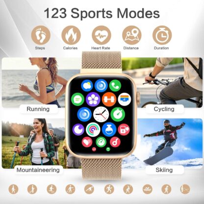 Smartwatch AMOLED 1.9" con GPT-AI, Llamadas Bluetooth, Monitor de Salud, 123 Deportes 💖📱 - Imagen 5