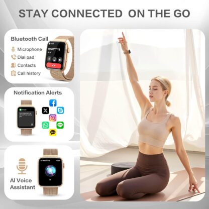 Smartwatch AMOLED 1.9" con GPT-AI, Llamadas Bluetooth, Monitor de Salud, 123 Deportes 💖📱 - Imagen 7