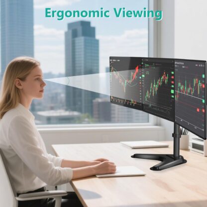 Soporte Triple para Monitores de 13 a 27 pulgadas con Base Libre y Gestión de Cables 🖥️🛠️✨ - Imagen 5